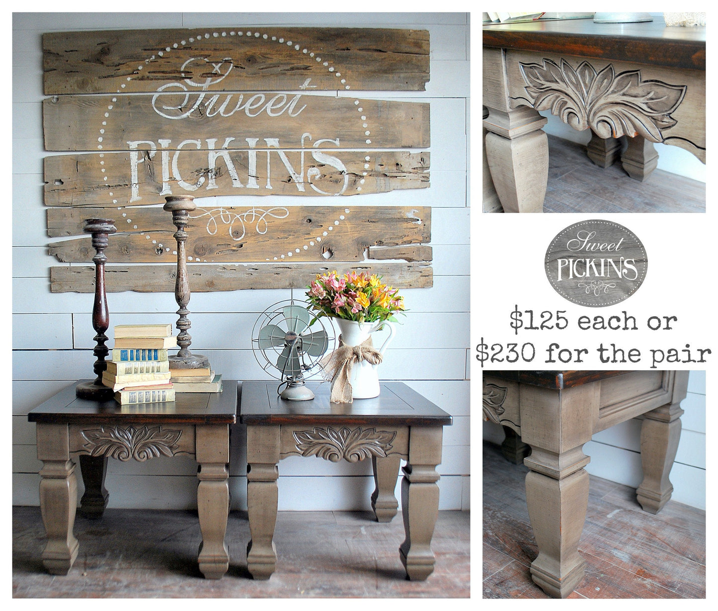 Sweet Pickins Milk Paint -A Driftwood Grey Brown  - SUITCASE