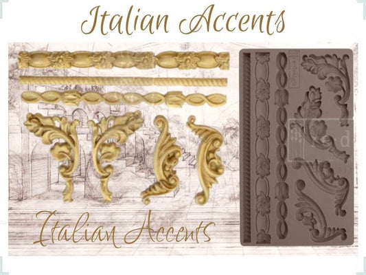 Silicone Mold - Redesign with Prima Mold 5"x8" Silicone Decor Mould Italian Accents