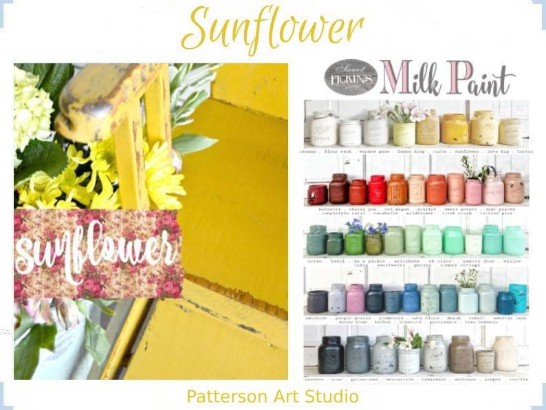 Sweet Pickins Milk Paint - Golden Yellow - SUNFLOWER