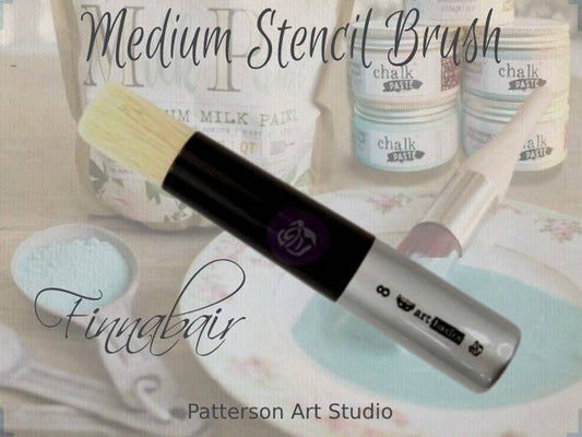 Finnabair - Art basics - MEDIUM DABBING BRUSH - Stencil Brush – .75" diameter
