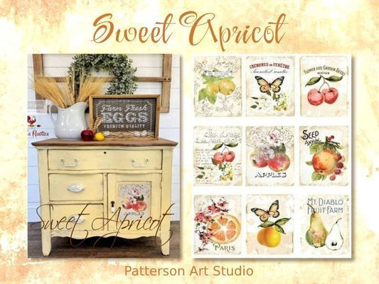Rub on Furniture Transfer, Furniture Decal, Redesign with Prima, Sweet Apricot 22" x30"