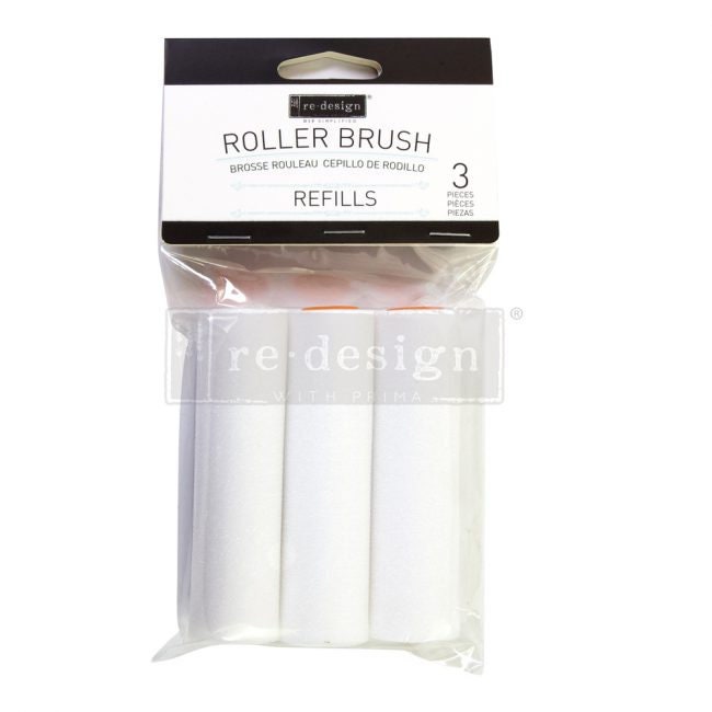 ROLLER BRUSH REFILLS - Prima Marketing Co. - 4" x1" - Quantity of 3